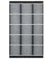 Makine Kaymaz Yıkanabilir Antrasit Geometrik Salon Halısı Mutfak Halısı Koridor Halısı Yolluk black
