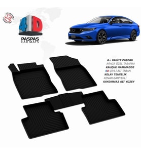HONDA CIVIC 2021- ARACA ÖZEL 4D HAVUZLU PASPAS