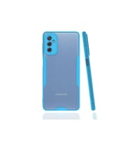 Samsung Galaxy M52 5g Kılıf Platin Silikon - Mavi