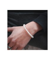 Unisex İnci Doğal Taş Bileklik