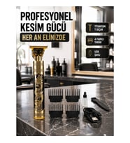 Mey İthalat® Şarjlı Titanyum Bıçaklı Saç Kesme Makinesi Yeni Nesil