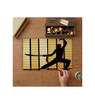 Ninja Görseli Tasarımı 240 parça Ahşap Puzzle Ahşap Kutuda MP00078