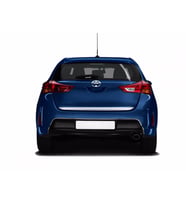 Toyota Auris 2 Krom Bagaj Alt Çıta 2012+ Üzeri Paslanmaz Çelik