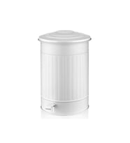Büyük Boy Galvaniz Çöp Kovası, 37 lt, 50x40 cm, şık ve dayanıklı