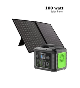 Taşınabilir Güneş Paneli 100 Watt 18 Volt 5.5 Amper Solar Monokristal PV Modüllü Katlanabilir Çanta