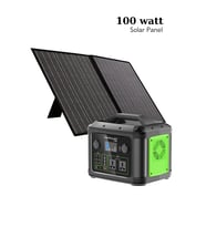 Taşınabilir Güneş Paneli 100 Watt 18 Volt 5.5 Amper Solar Monokristal PV Modüllü Katlanabilir Çanta