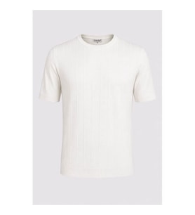 Trender 17426 O Yaka Beyaz Erkek T-Shirt 26YGT3000009