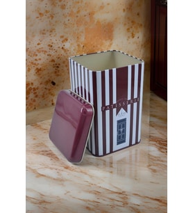 Kare Metal Saklama Kabı 11x11 Cm
