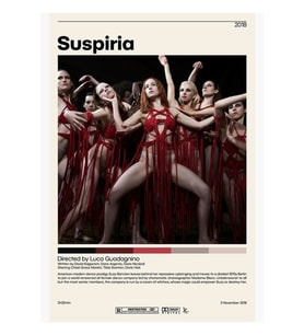 Suspiria  Luca Guadagnino , Tablo Ahşap Poster Dekoratif