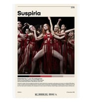 Suspiria  Luca Guadagnino , Tablo Ahşap Poster Dekoratif