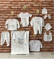 Yeni Doğan Bebek Hastane Çıkış Seti - 011