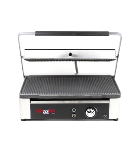 20 Dilim Elektrikli Tost Makinesi 2150 Watt- Döküm 49x30 - Ebat 29x42x50 Cm (Krom)