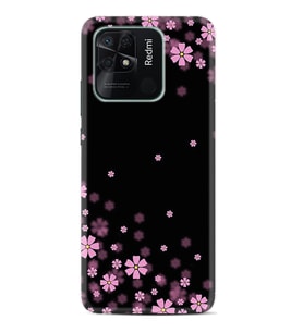 Xiaomi Poco X3 Pro M4 Pro X4 Pro C40 10C Kılıf Desenli Silikon Black flowers 1391
