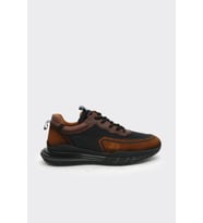 Hakiki Deri Comfort Erkek Sneaker (Taba)