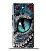 Vivo Y36 Kapak HD Renkli Dizayn Silikon Kılıf - Arsiz Kedi