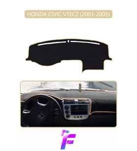 HONDA CIVIC VTEC2 (2003-2005) Uyumlu Torpido Örtüsü Yansıma Önleyici Hızlı Montaj Koruma F73