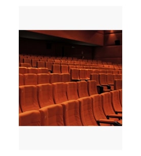Cinema Theater Stage Seats Tablo Ahşap Poster Dekoratif