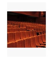 Cinema Theater Stage Seats Tablo Ahşap Poster Dekoratif