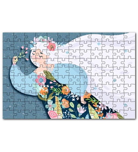 Cakapuzzle Uluslararası Kadınlar Günü Görseli Çizim Puzzle Yapboz MDF (Ahşap) (120 Parça)