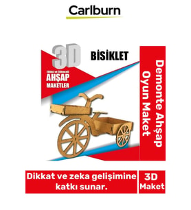 3 Boyut Eğitici Öğretici Zeka Geliştirici Boyanabilir Ebeveyn Çocuk Puzzle Demonte Ahşap Oyun Maket