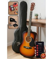 Midex RG-530SB Kaliteli Gün Batımı 40 İnç Akustik Gitar Seti 4/4 Yetişkin