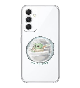 Samsung Galaxy A25 Uyumlu Yoda Tasarımlı Şeffaf Telefon Kılıfı
