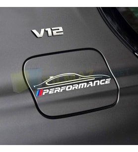 Bmw M Logo Performance Depo Kapağı Oto Sticker Yapıştırma Etiket