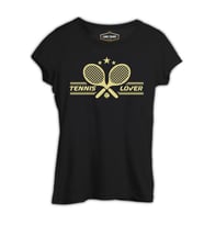 Tenis - Lover Siyah Bayan Tshirt