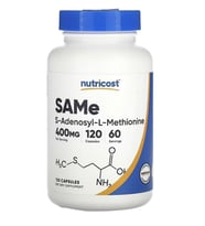Nutricost, SAMe, 400 mg, 120 Capsules (200 mg per Capsul) .56.