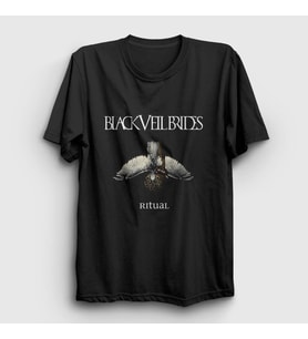 Presmono Unisex Siyah Ritual Black Veil Brides T-Shirt 19003tt