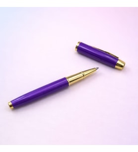 Mor Metal Roller Kalem