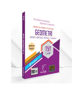 Karekök Yayınları TYT Geometri 2. Kitap MPS Yenilenmiş Baskı (Çokgen, Dörtgen, Prizma, Piramit) (Çok Renkli)