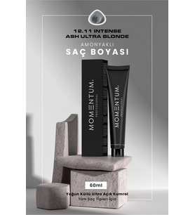 Momentum Kozmetik Saç Boyası Intense Ash Ultra Blonde 12.11 60 ml