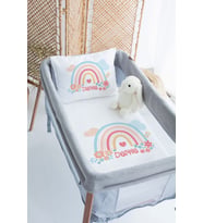 %100 Delux Pamuk Isme Özel 70x120 Park Yatak Nevresim Takımı