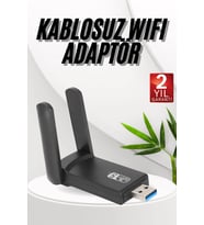 Wifi Adaptörü Bt5.0 Wifi 2'Si Bir Arada Çift Bantlı Çift Anten
