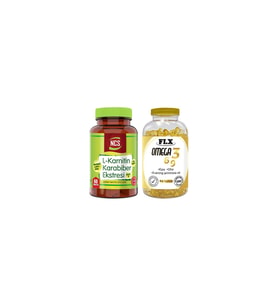 Ncs L-Carnitine Karabiber Extreli 60 Tablet   Flx Omega 3-6-9 90 Tablet (Renksiz)