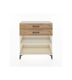 Arges Şifonyer Tek Raflı 2 Çekmeceli 88x30x96 Aytaşı-Çam