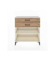 Arges Şifonyer Tek Raflı 2 Çekmeceli 88x30x96 Aytaşı-Çam