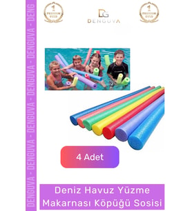 #YüzmeKöpüğü Pratik Katlanabilir Havuz Yüzme Makarnası Köpüğü Sosisi - 4 Adet