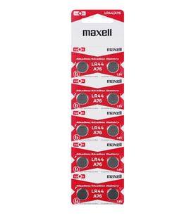 Maxell Lr44 Ag13 Sr44 A76 1.5V Alkalin Saat Pili 10 Adet