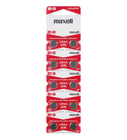 Maxell Lr44 Ag13 Sr44 A76 1.5V Alkalin Saat Pili 10 Adet