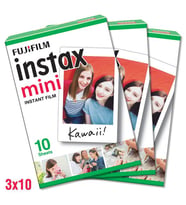 Fuji İnstax Mini 7-8-9-11-70-90 için 30'lu Fotoğraf filmi