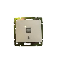 Legrand Valena 774413 Işıklı Liht Butonu (Lamba Sembollü) Beyaz (Çerçeve Dahil)