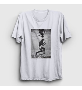 Presmono Unisex Beyaz Pool Muhammed Ali T-Shirt 230530tt