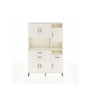 Arges Dolap 10 Raflı 3 Çekmeceli 6 Kapaklı 132x30x195 Aytaşı-Aytaşı/Aytaşı