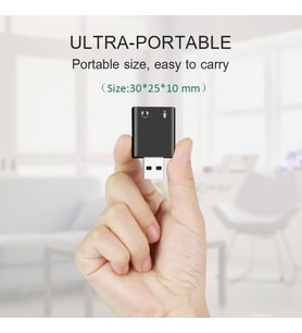 USB 7.1 Ses Kartı Sound Card USB Mikrofon Kulaklık Çevirici