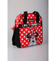 "DEKOMUS ISLAK MENDİL HEDİYELİ" MINNIE MOUSE BESLENME ÇANTASI TWEEN LOVE DOTS