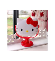 Hello Kitty Masaüstü Ayna, Kırmızı, 21×17-