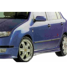 Skoda Fabia Uyumlu 1 6Y Hatchback Marşpiyel 2 Parça Fiber 1999-2007
