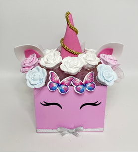 Unicorn Tasarım Kokulu Taş Dekoratif Hediyelik (Pembe)